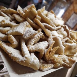 Chiacchiere Messinesi al cioccolato Pasticcerica Gordelli
